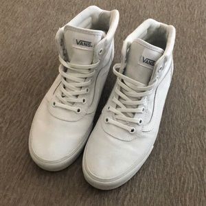 White High Top Vans